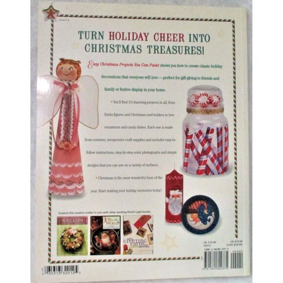 Easy Christmas Projects You Can Paint Craft Book by Sugar Brushes - Picture 2 of 7